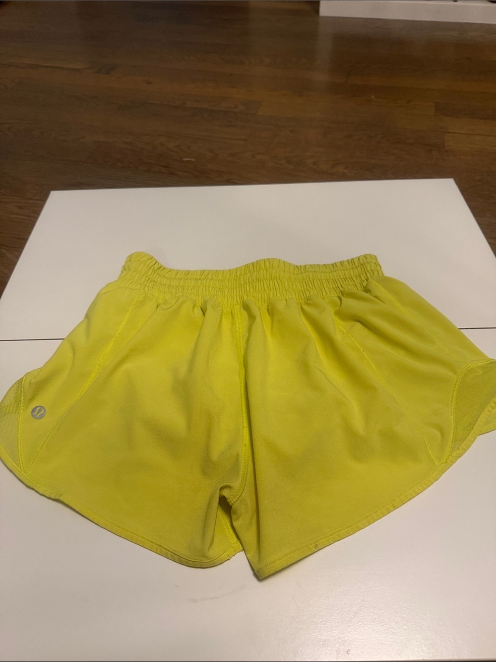 lululemon athletica Hotty Hot 2.5 Bright Yellow Athletic Shorts